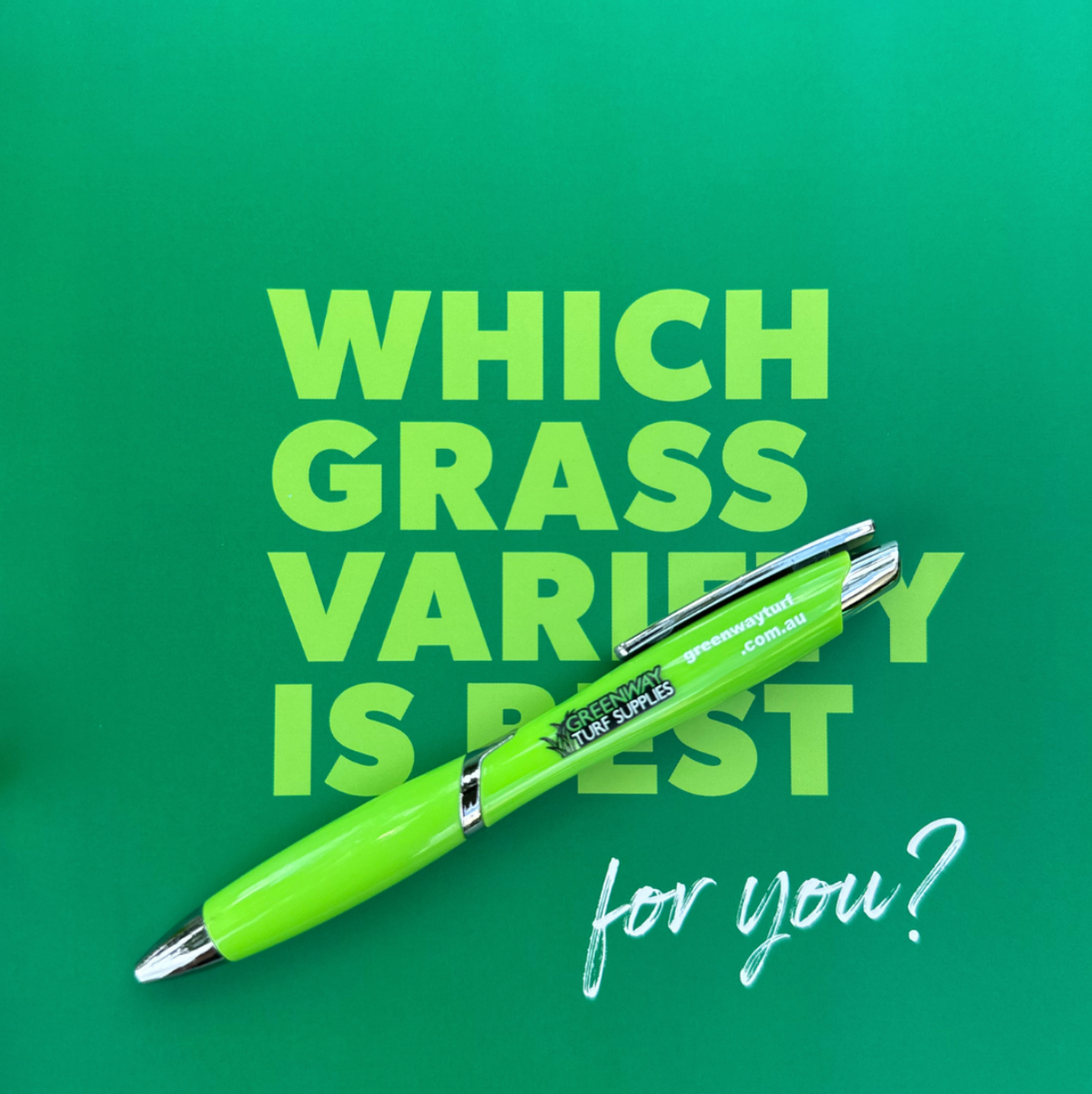Greenway Turf Supplies Pen